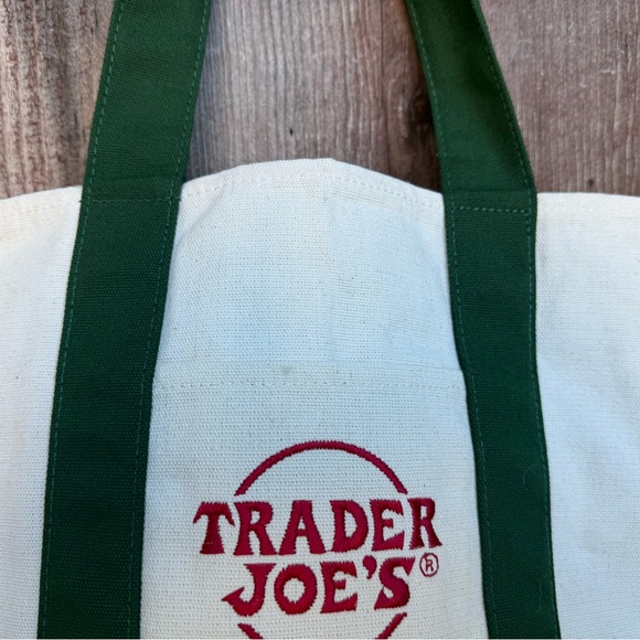 **NWT** Trader Joe's Canvas Tote Bag - Picture 10 of 13